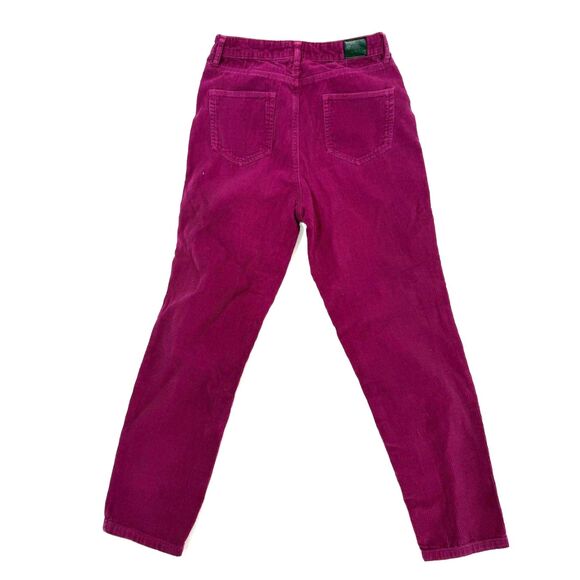 BDG fuchsia mom high rise corduroy pants, size 29 - Picture 3 of 9